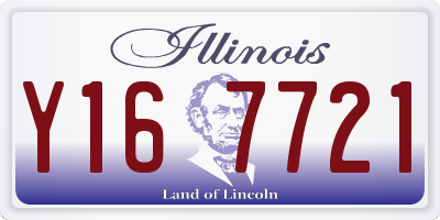 IL license plate Y167721