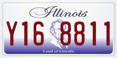 IL license plate Y168811