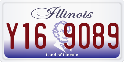 IL license plate Y169089