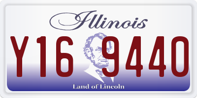 IL license plate Y169440