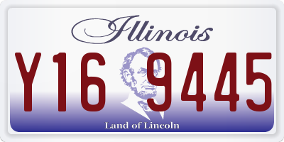 IL license plate Y169445