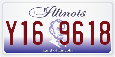 IL license plate Y169618