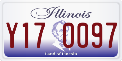 IL license plate Y170097