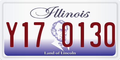 IL license plate Y170130