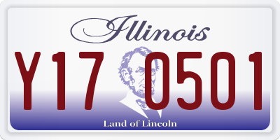 IL license plate Y170501