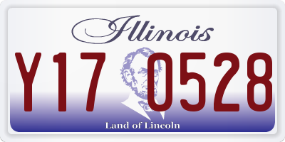 IL license plate Y170528