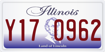 IL license plate Y170962