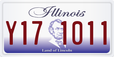 IL license plate Y171011