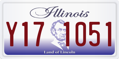 IL license plate Y171051