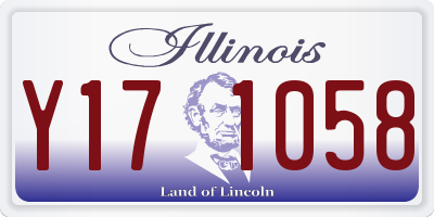 IL license plate Y171058
