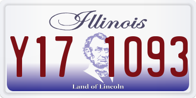 IL license plate Y171093