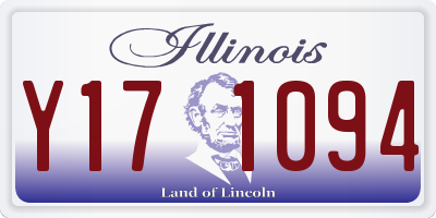 IL license plate Y171094