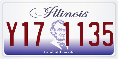 IL license plate Y171135