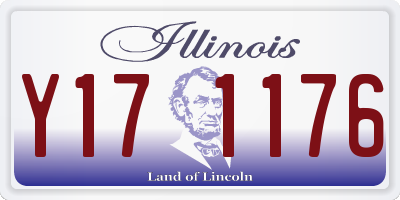 IL license plate Y171176
