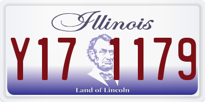 IL license plate Y171179
