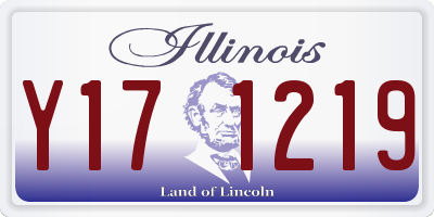 IL license plate Y171219