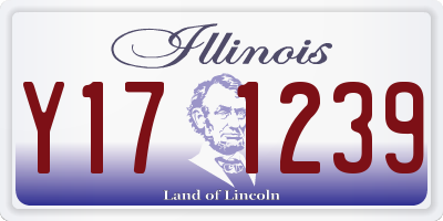 IL license plate Y171239