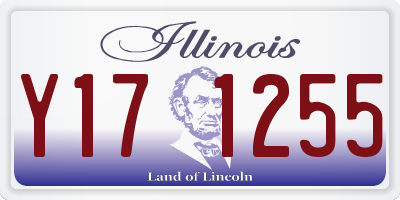 IL license plate Y171255