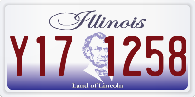IL license plate Y171258