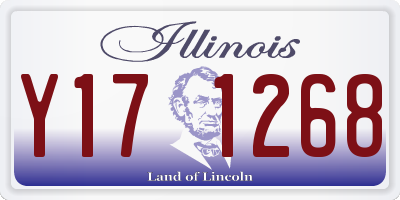IL license plate Y171268