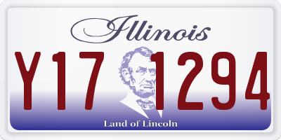 IL license plate Y171294