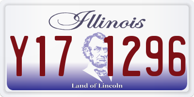 IL license plate Y171296