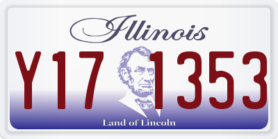 IL license plate Y171353