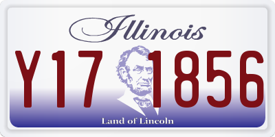 IL license plate Y171856