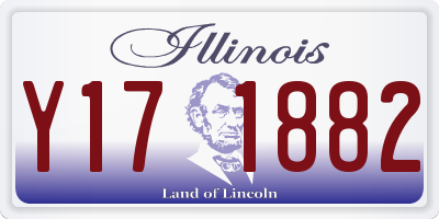IL license plate Y171882