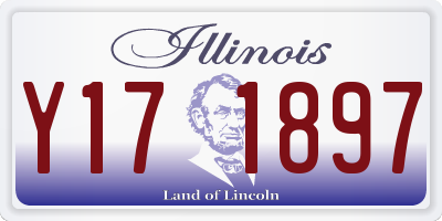 IL license plate Y171897