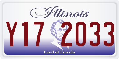 IL license plate Y172033