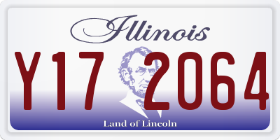 IL license plate Y172064