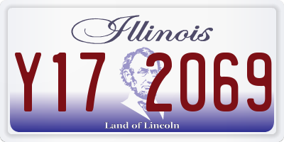 IL license plate Y172069