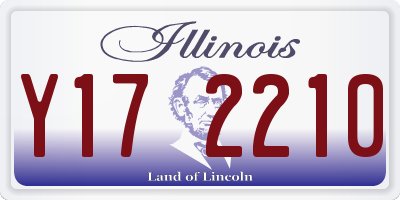 IL license plate Y172210