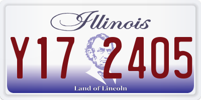 IL license plate Y172405