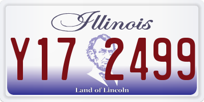IL license plate Y172499