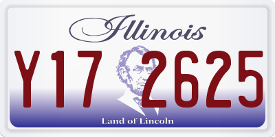 IL license plate Y172625