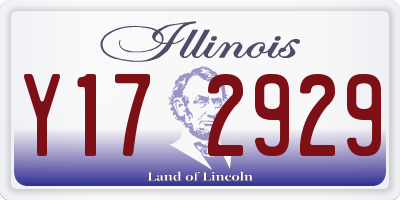 IL license plate Y172929