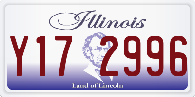 IL license plate Y172996