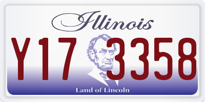 IL license plate Y173358