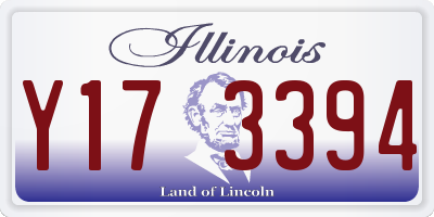 IL license plate Y173394