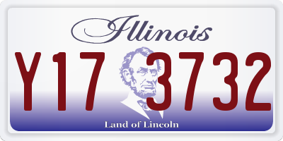 IL license plate Y173732