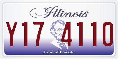 IL license plate Y174110