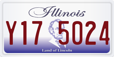 IL license plate Y175024