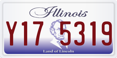 IL license plate Y175319