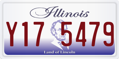 IL license plate Y175479