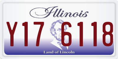 IL license plate Y176118