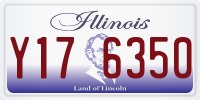 IL license plate Y176350