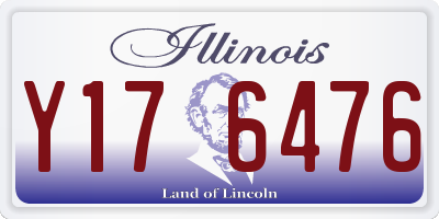IL license plate Y176476