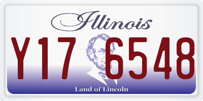 IL license plate Y176548